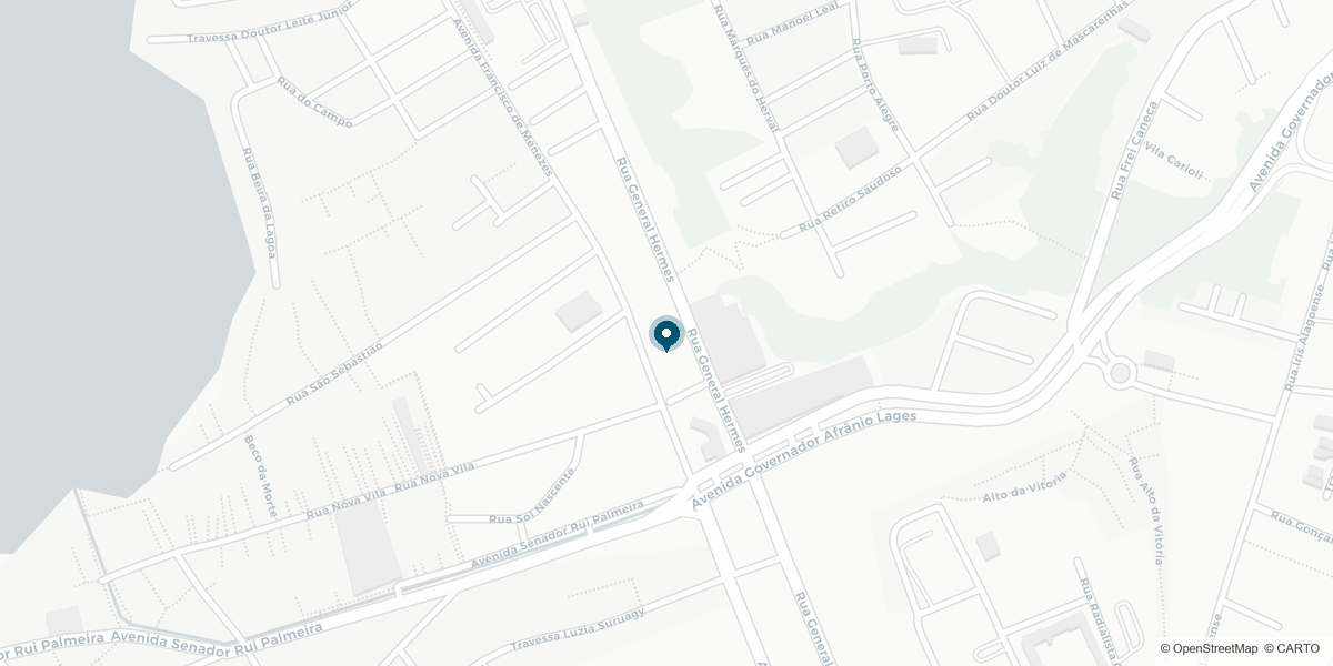 Mapa do bairro Bom Parto com a Clínica Guri marcada na Rua General Hermes, 795